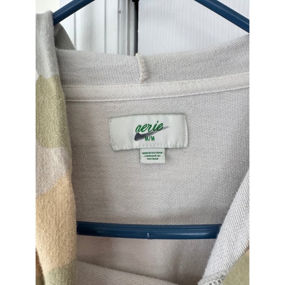 Aerie Oversized Sun washed Camo Hoodie Sweatshirt Relaxed Fit Women's Medium - Picture 4 of 6